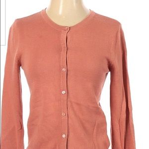 H&M coral color cardigan- Size small-
